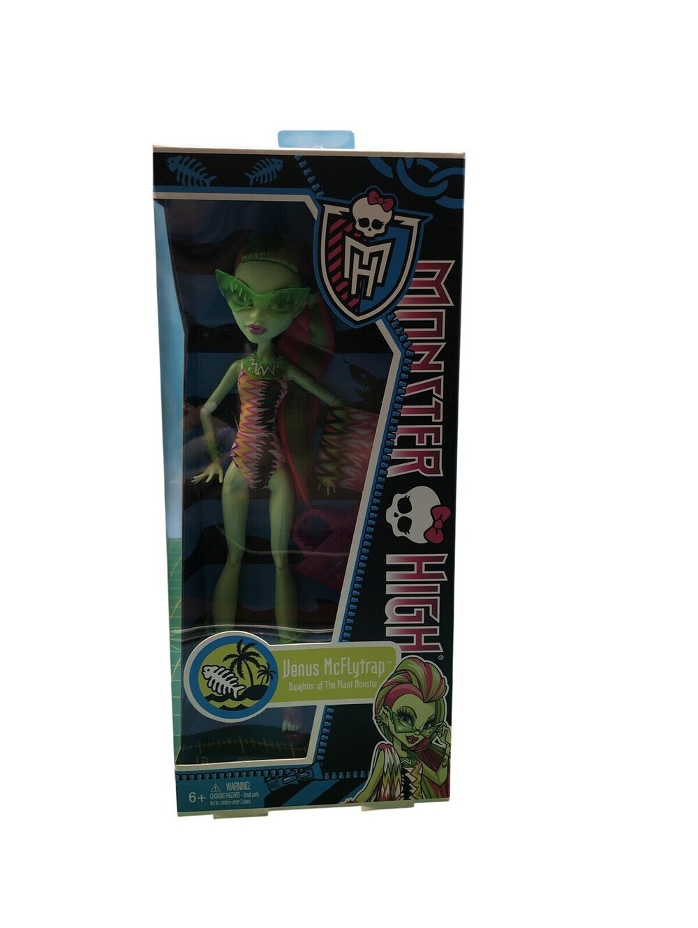 Monster High Venus McFlytrap 11 Inch Doll Pink Hair Sunglasses Mattel Boxed